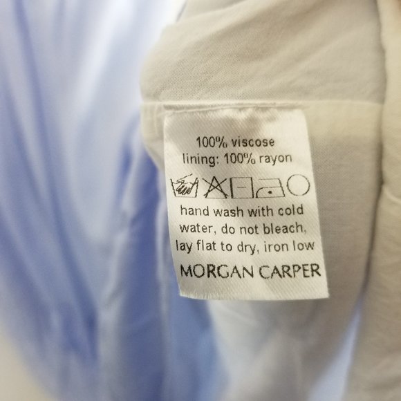 Morgan Carper Cornflower Ruffled Hem Midi Dress - Picture 10 of 11